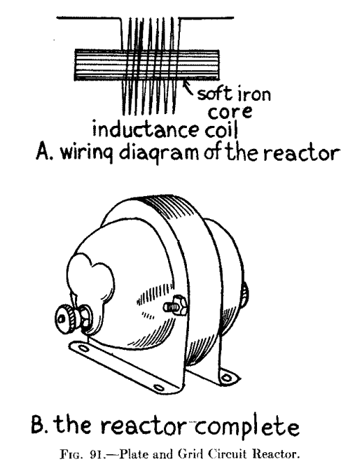 Fig. 91.--Plate and Grid Circuit Reactor.